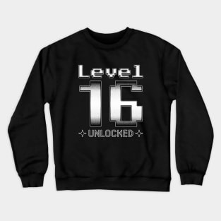 Level 16 Unlocked Crewneck Sweatshirt